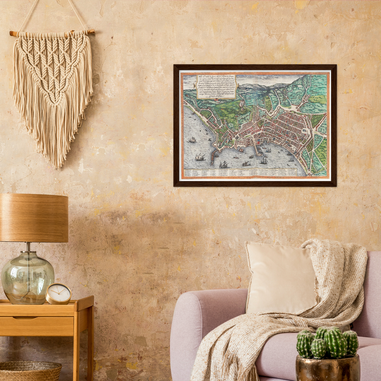 Historical city map  Test product horizontal 3 sizes