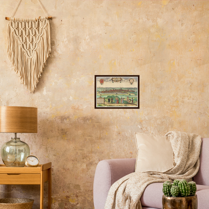 Historical city map  Test product horizontal 3 sizes