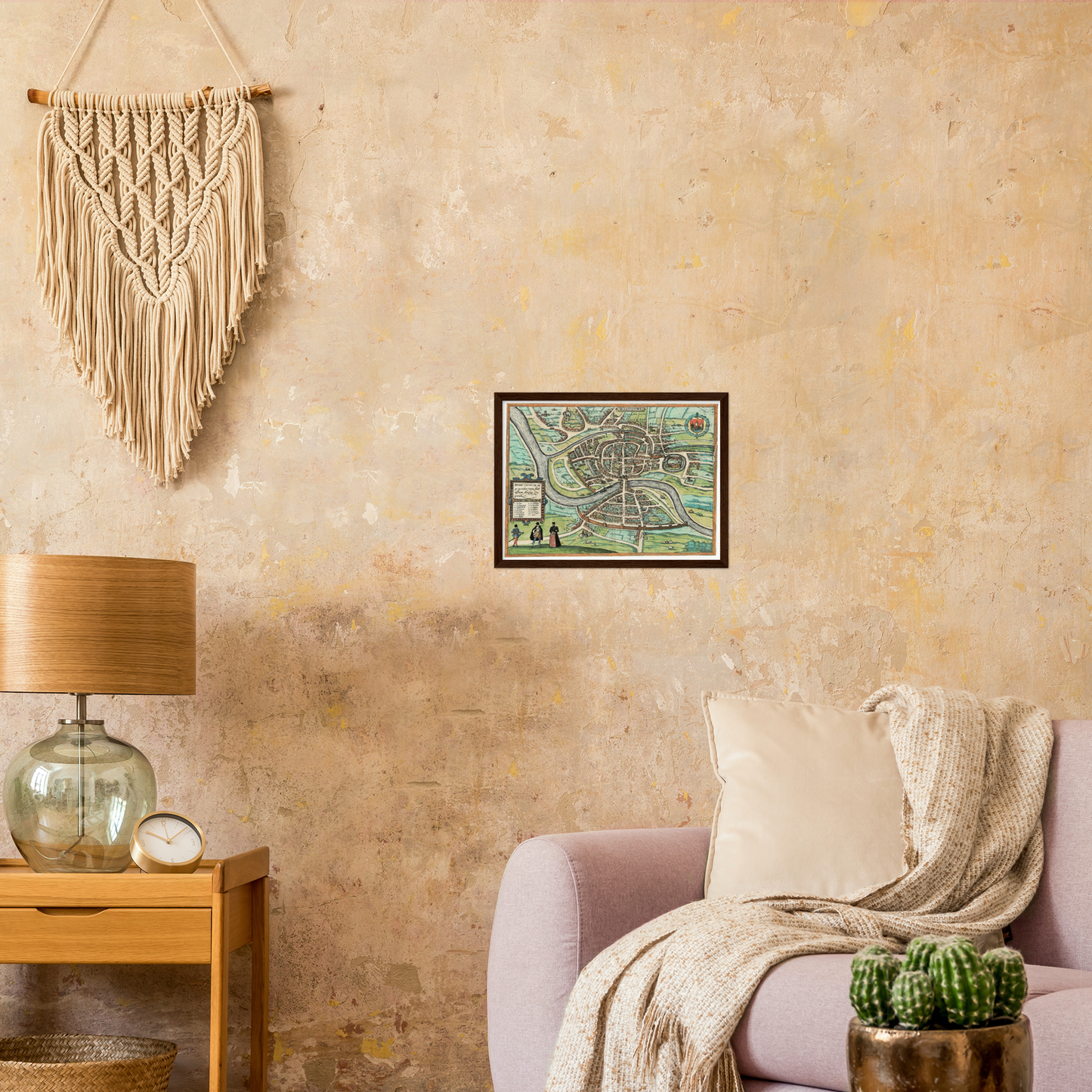 Historical city map  Test product horizontal 3 sizes