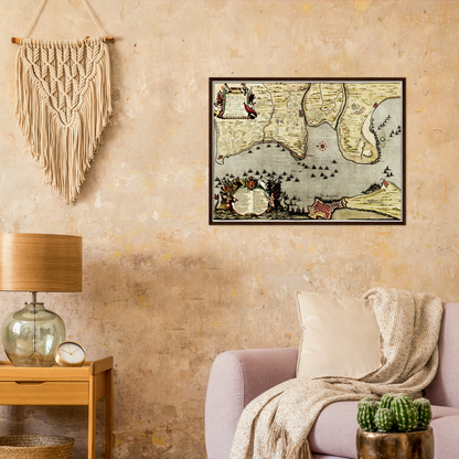 Historischer Stadtplan Cadiz um 1700