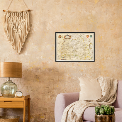 Historical city map  Test product horizontal 3 sizes