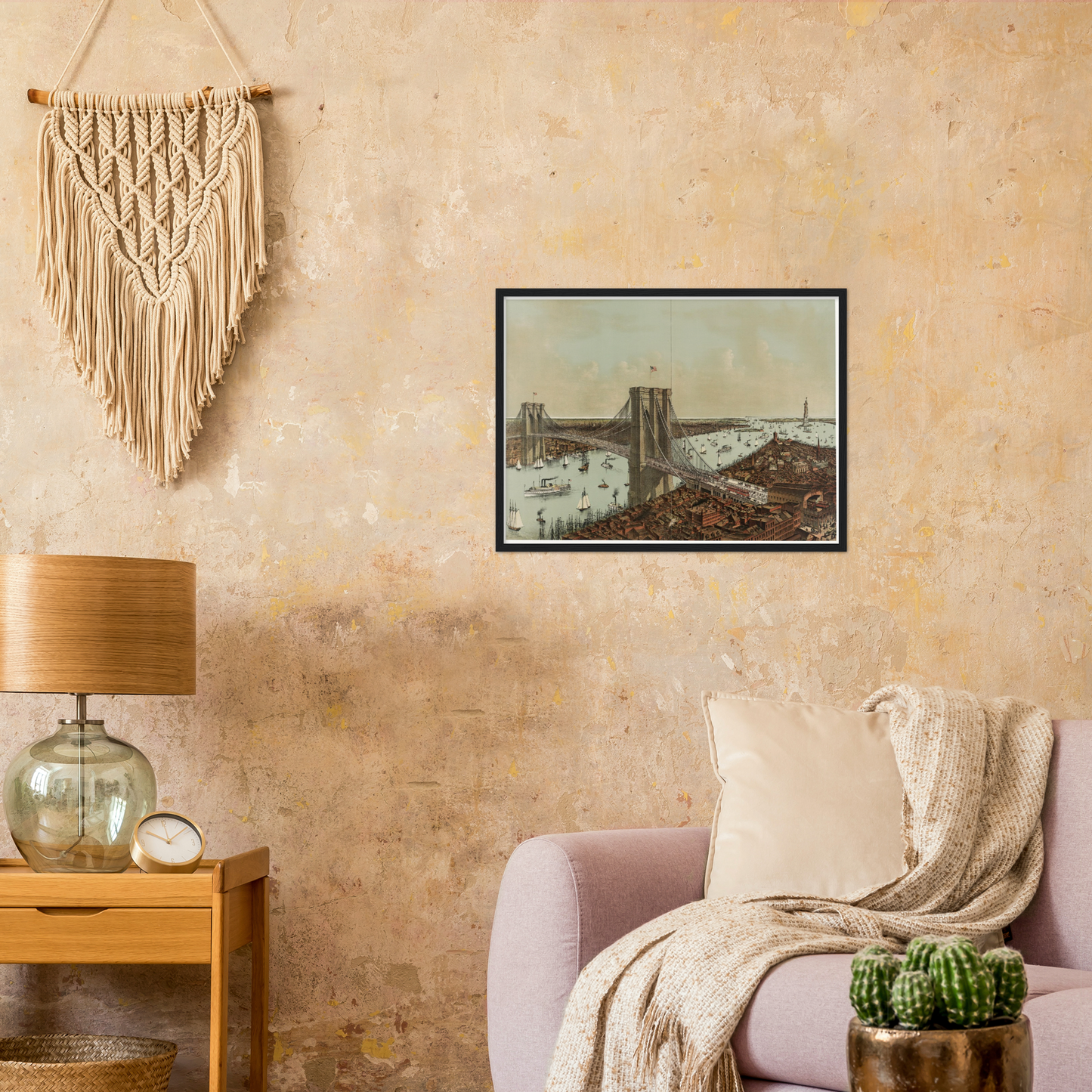 Historische Stadtansicht New York City um 1892