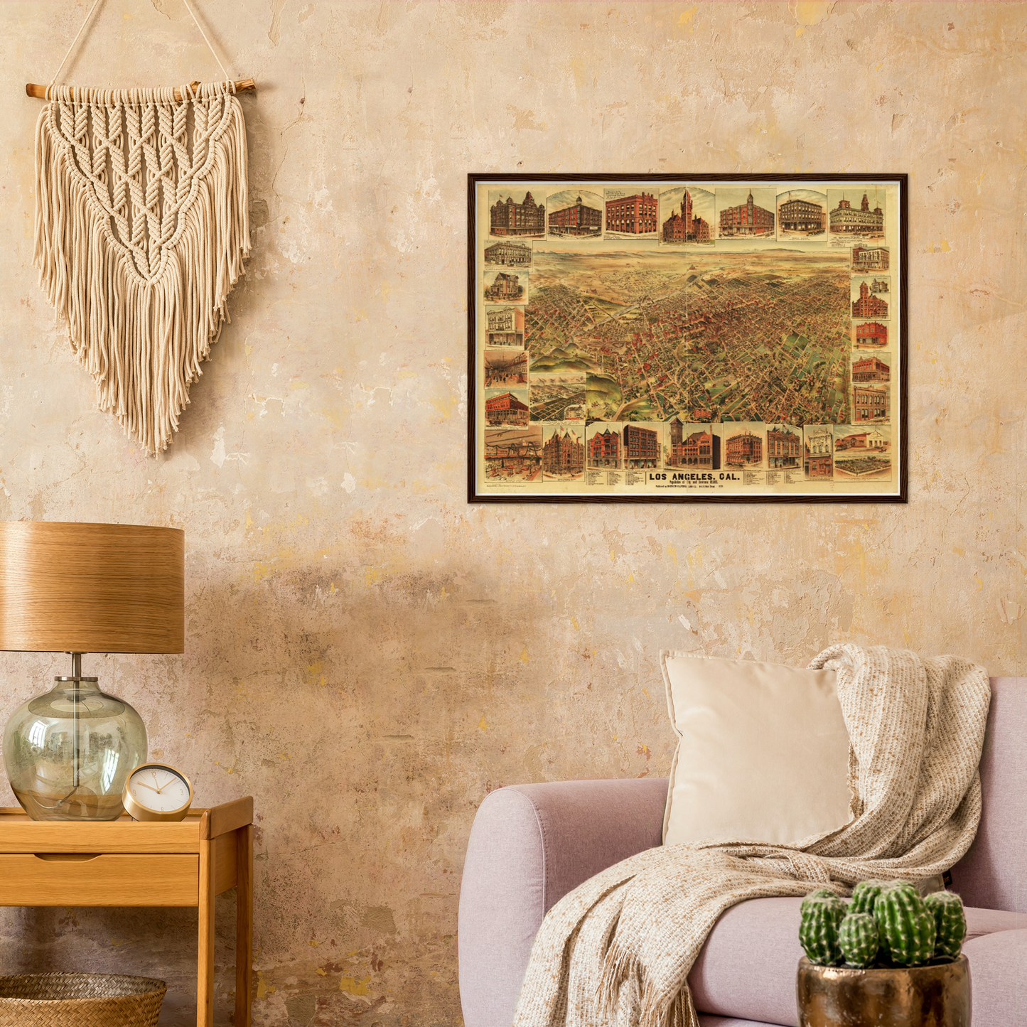 Historical city map  Test product horizontal 3 sizes