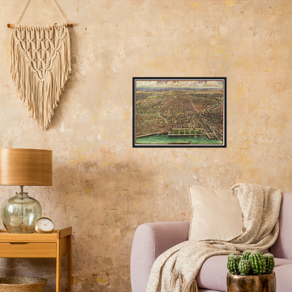 Historical city map  Test product horizontal 3 sizes