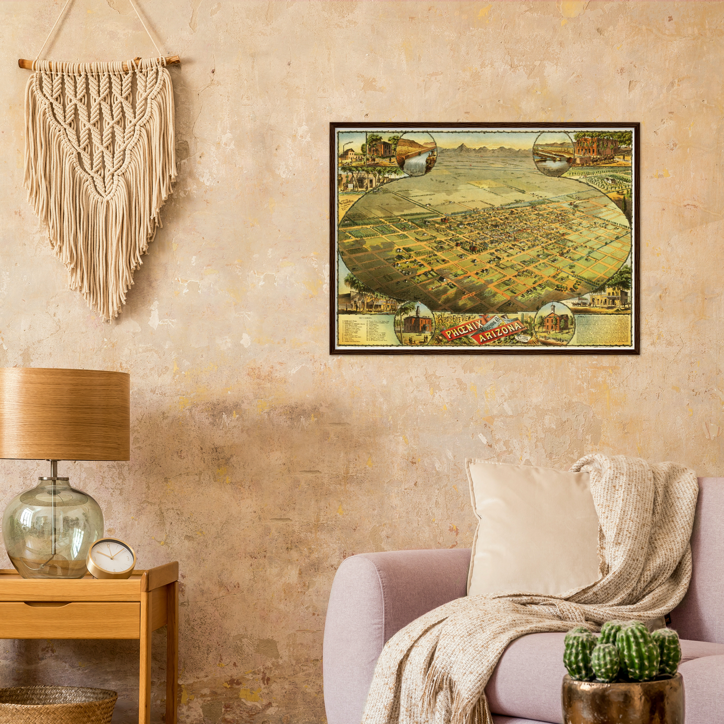 Historical city map  Test product horizontal 3 sizes