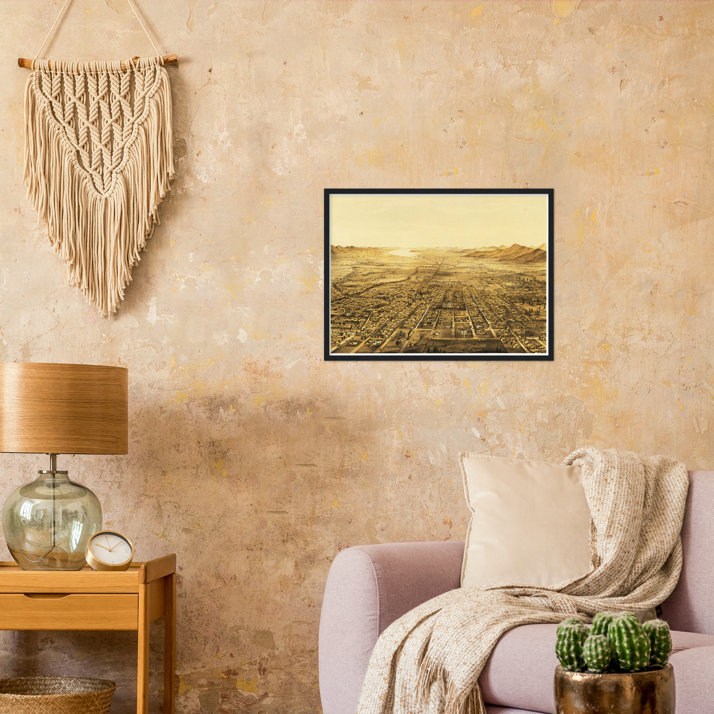 Historical city map  Test product horizontal 3 sizes