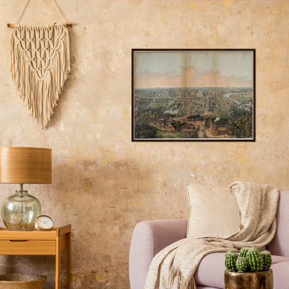 Historical city map  Test product horizontal 3 sizes