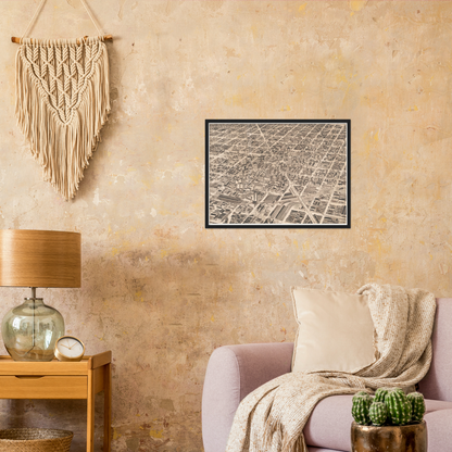 Historical city map  Test product horizontal 3 sizes