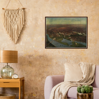 Historical city map  Test product horizontal 3 sizes