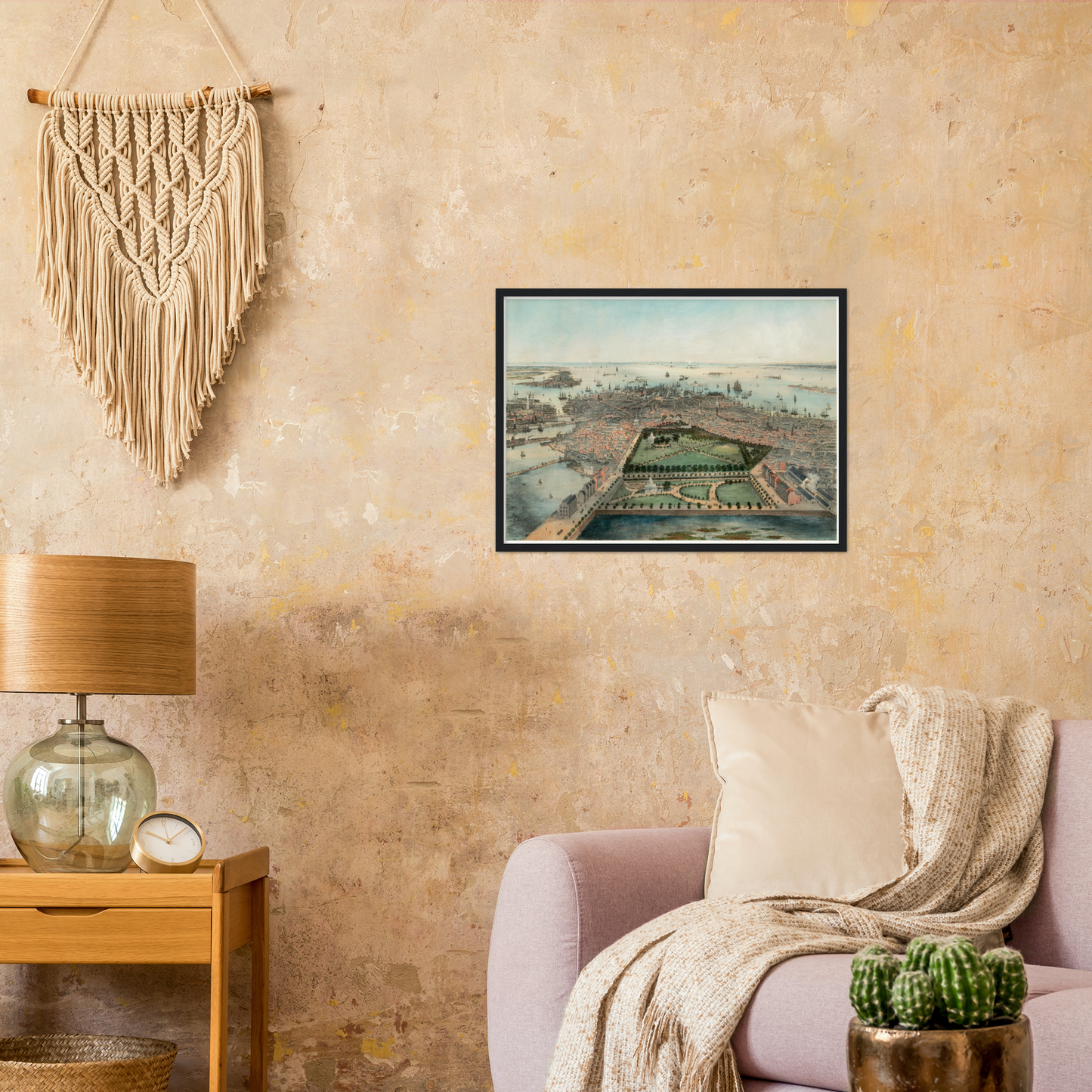 Historical city map  Test product horizontal 3 sizes