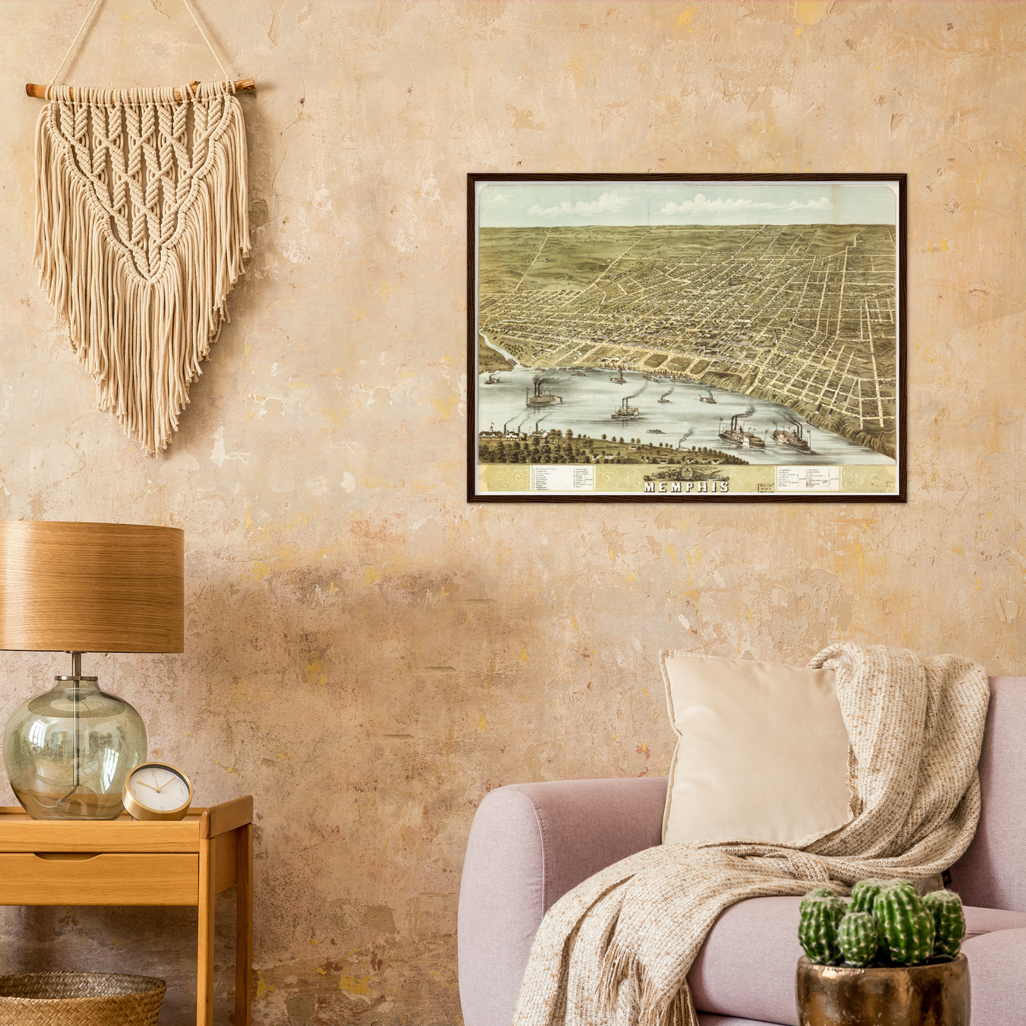 Historical city map  Test product horizontal 3 sizes