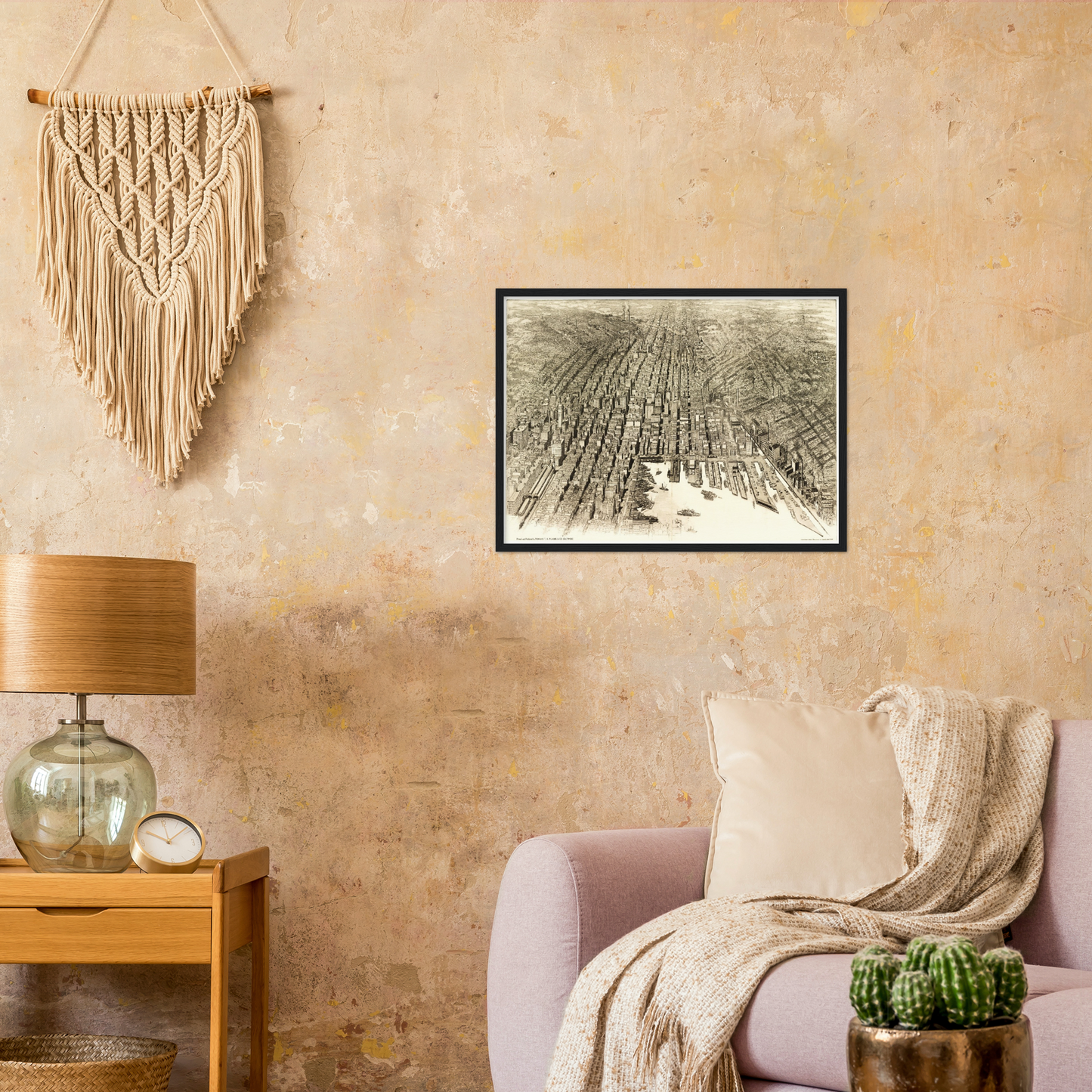 Historical city map  Test product horizontal 3 sizes