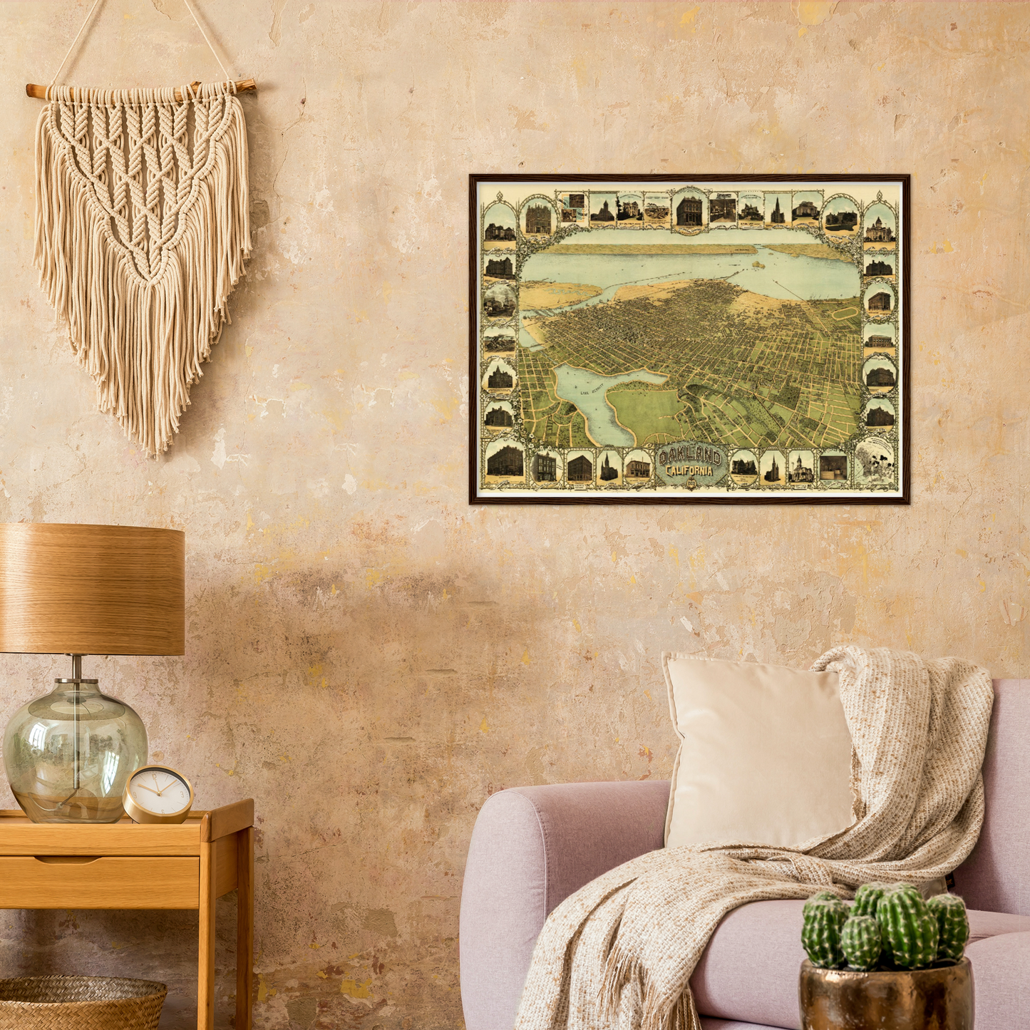 Historical city map  Test product horizontal 3 sizes