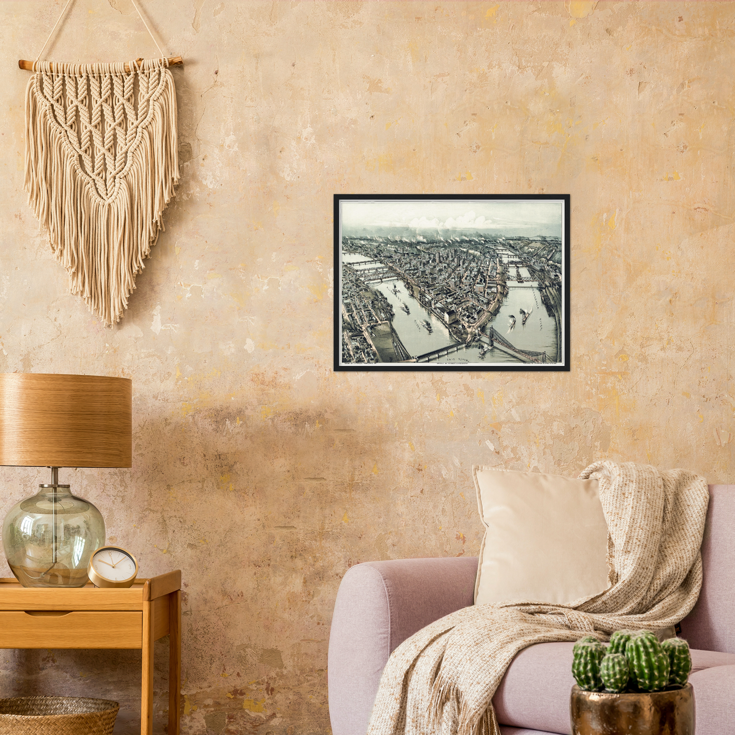 Historical city map  Test product horizontal 3 sizes