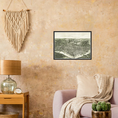 Historical city map  Test product horizontal 3 sizes