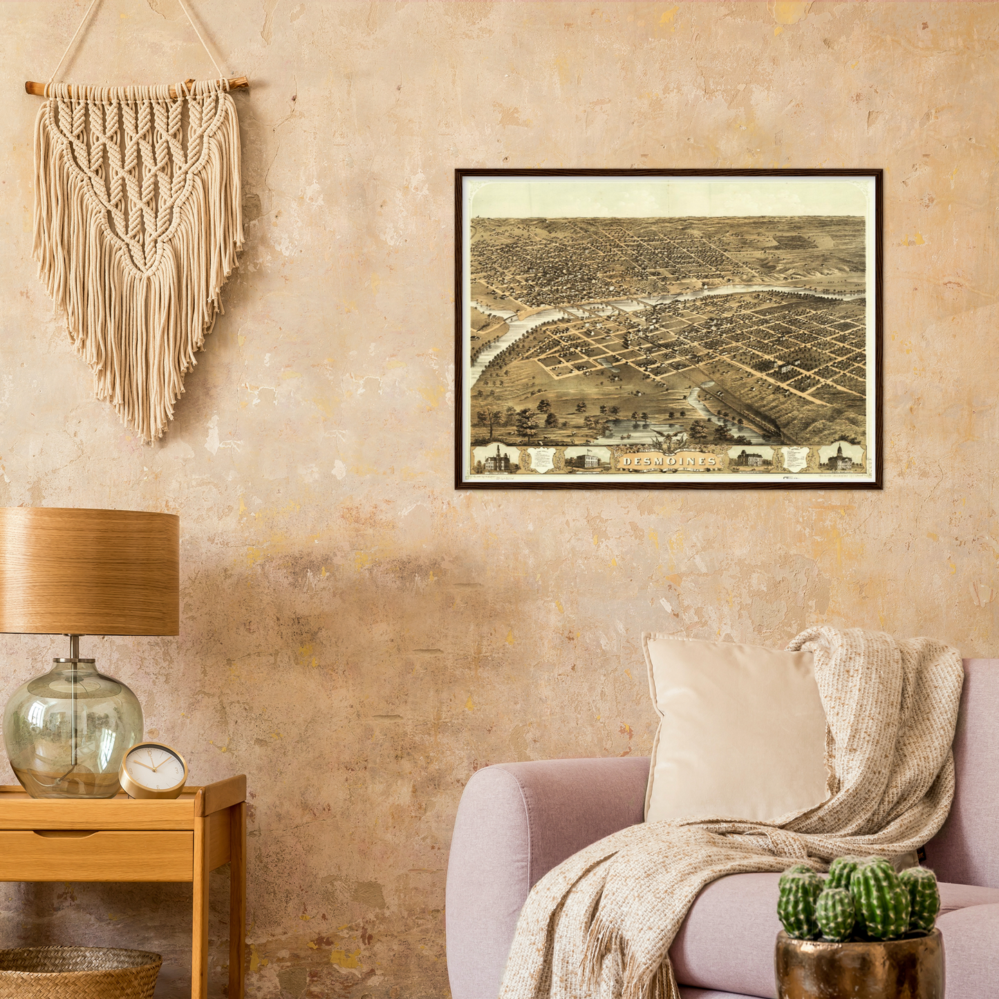 Historical city map  Test product horizontal 3 sizes