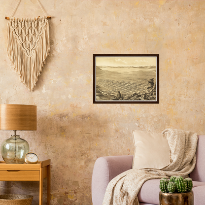 Historical city map  Test product horizontal 3 sizes