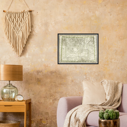 Historical city map  Test product horizontal 3 sizes