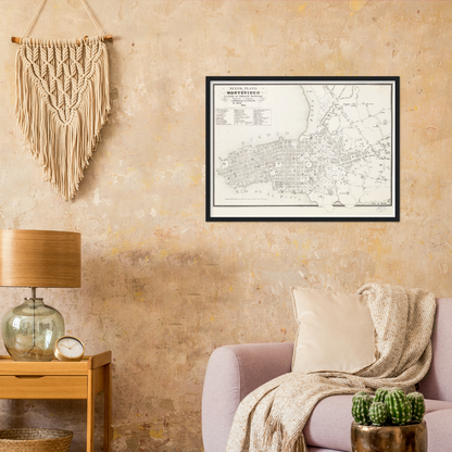 Historical city map  Test product horizontal 3 sizes