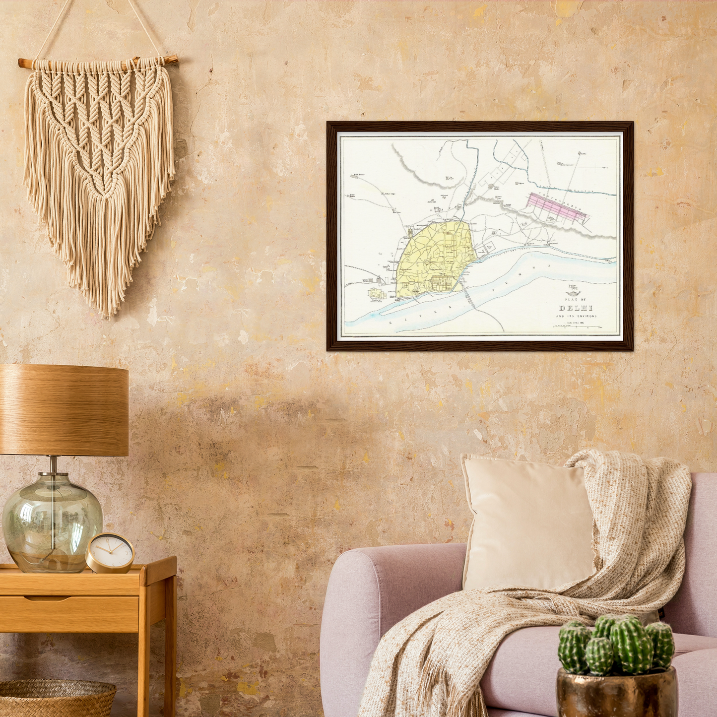 Historical city map  Test product horizontal 3 sizes