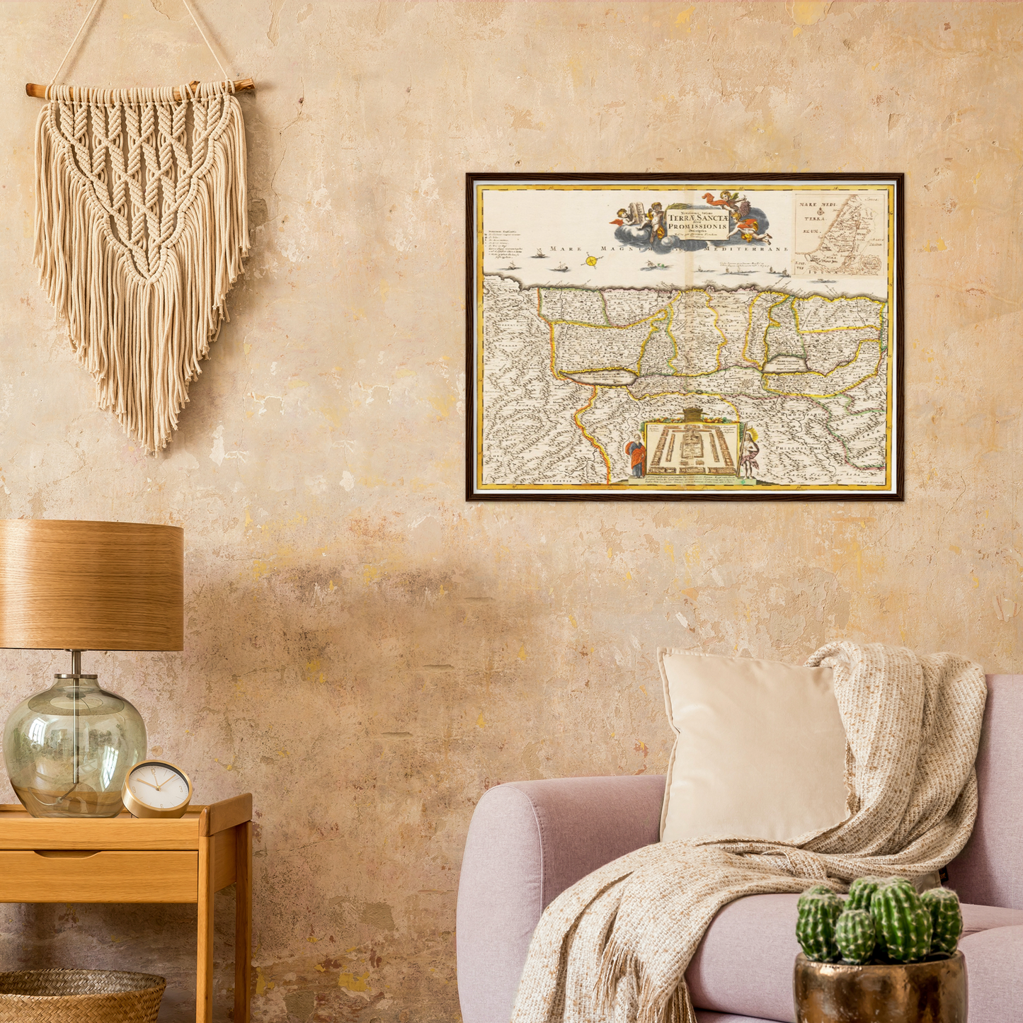 Historical city map  Test product horizontal 3 sizes