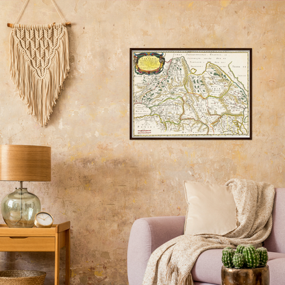 Historical city map  Test product horizontal 3 sizes