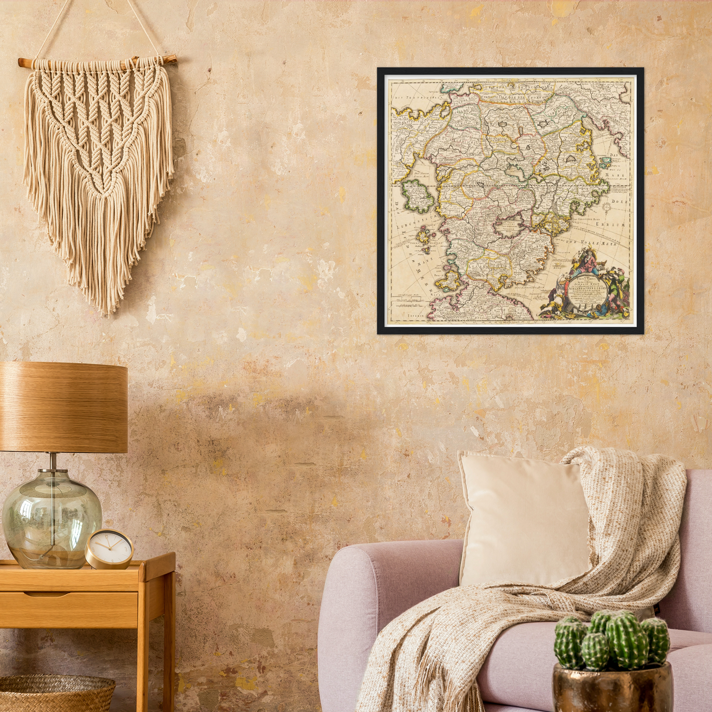Historical city map  Test product horizontal 3 sizes