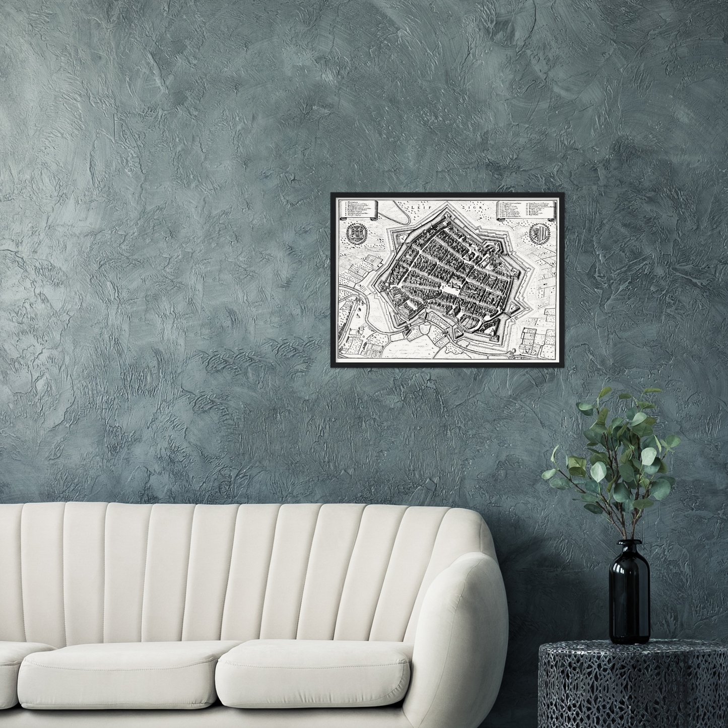 Historical city map  Test product horizontal 3 sizes