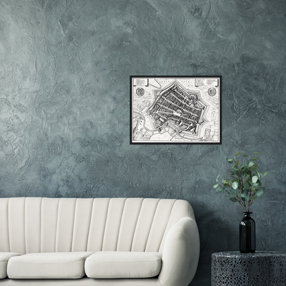 Historical city map  Test product horizontal 3 sizes