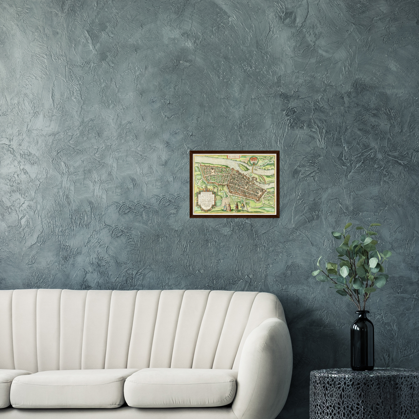 Historical city map  Test product horizontal 3 sizes