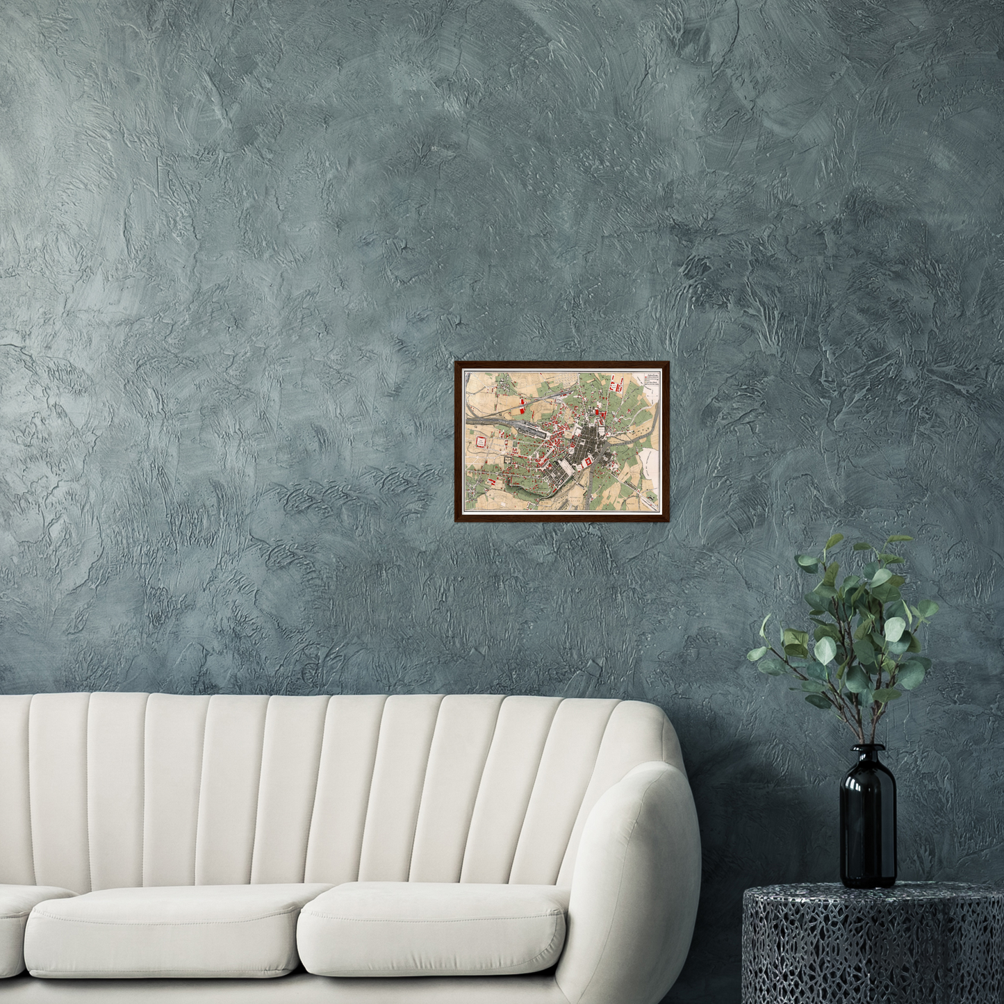 Historical city map  Test product horizontal 3 sizes