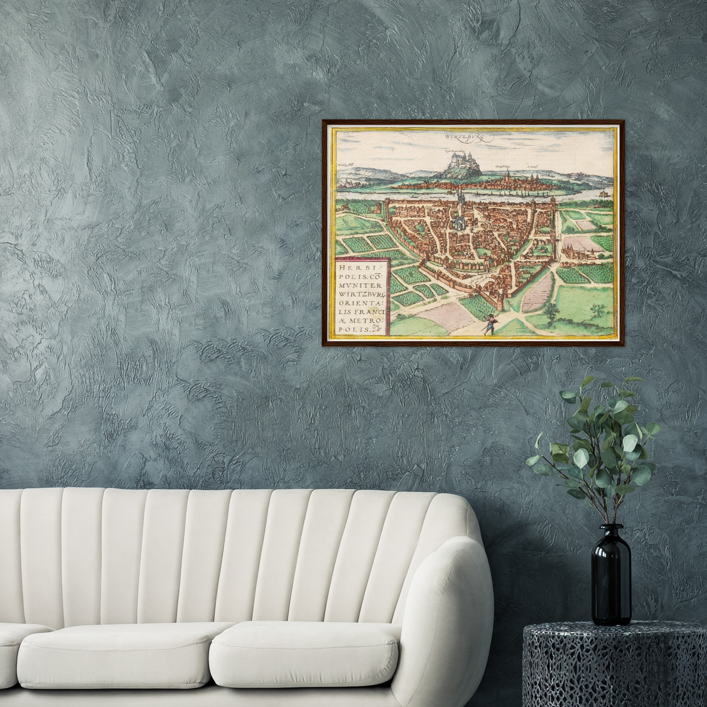 Historical city map  Test product horizontal 3 sizes