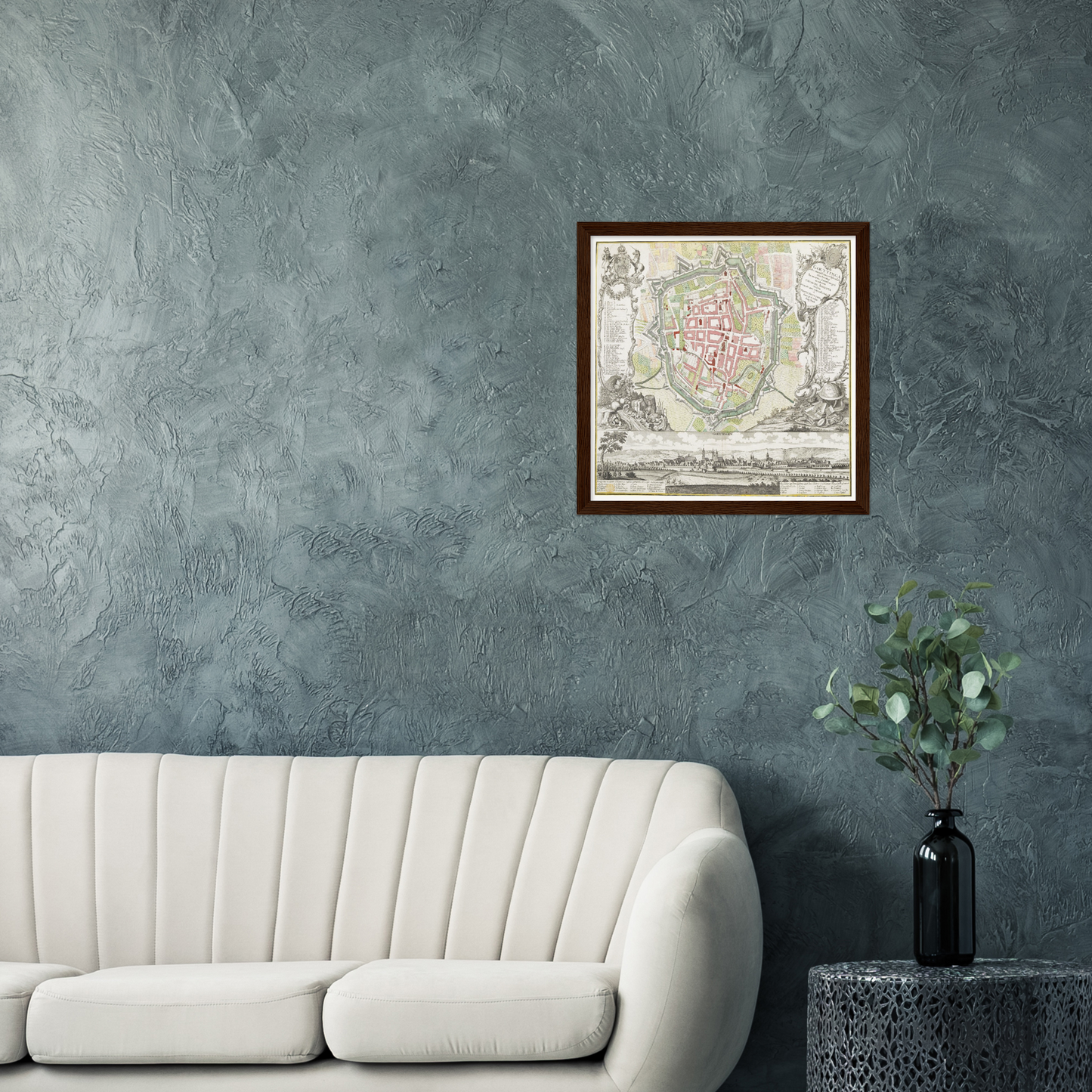 Historical city map  Test product horizontal 3 sizes