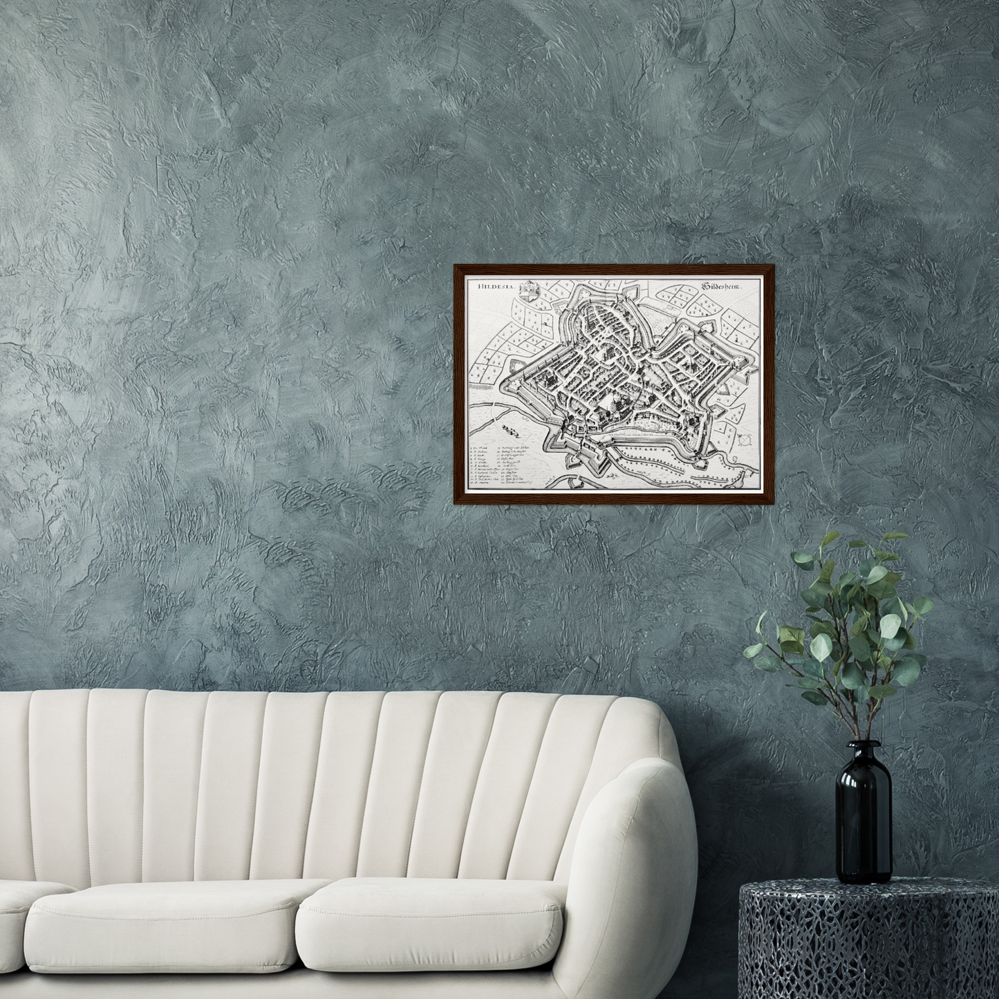 Historical city map  Test product horizontal 3 sizes