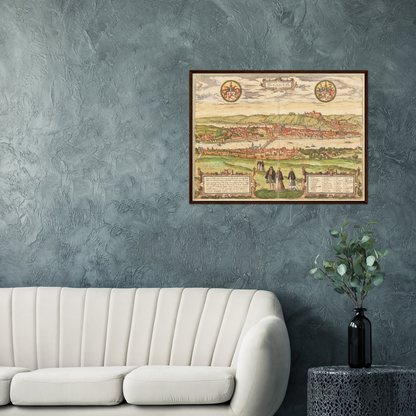 Historical city map  Test product horizontal 3 sizes