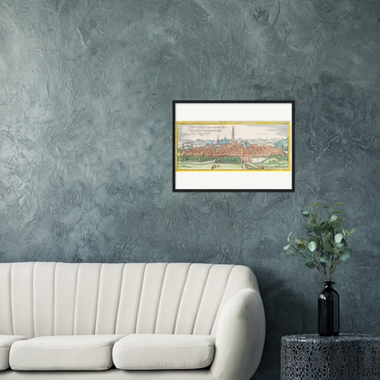 Historical city map  Test product horizontal 3 sizes