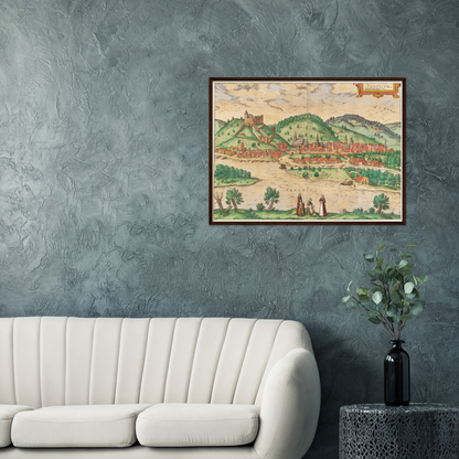 Historical city map  Test product horizontal 3 sizes