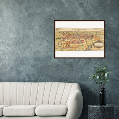 Historical city map  Test product horizontal 3 sizes