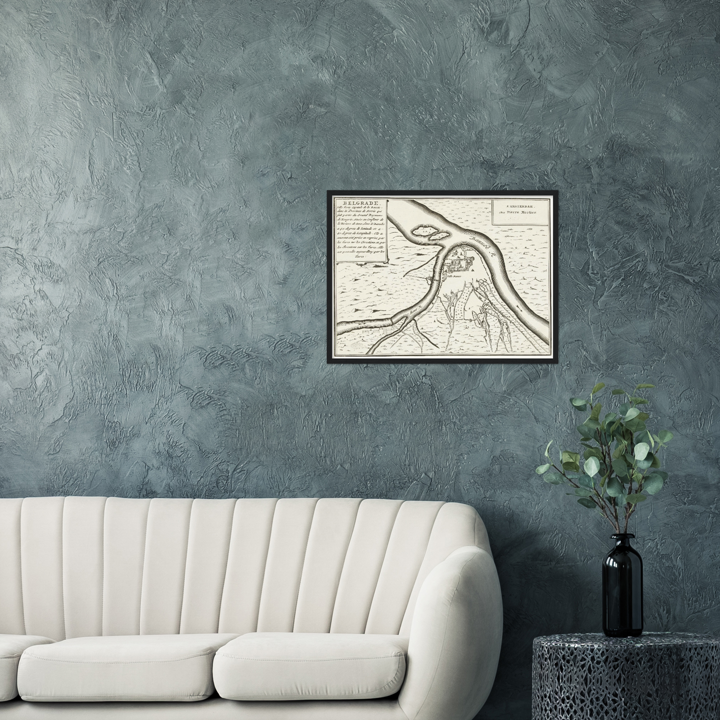 Historical city map  Test product horizontal 3 sizes