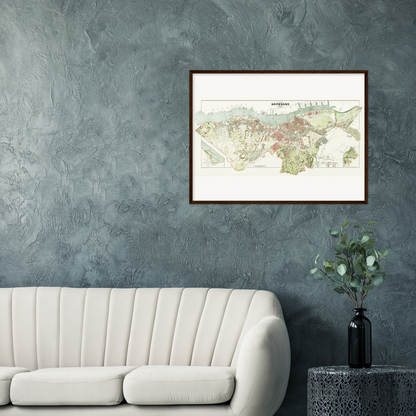 Historical city map  Test product horizontal 3 sizes