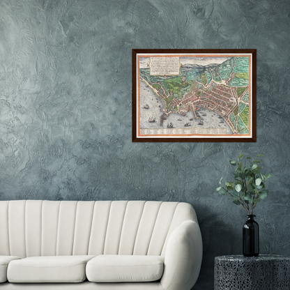 Historical city map  Test product horizontal 3 sizes