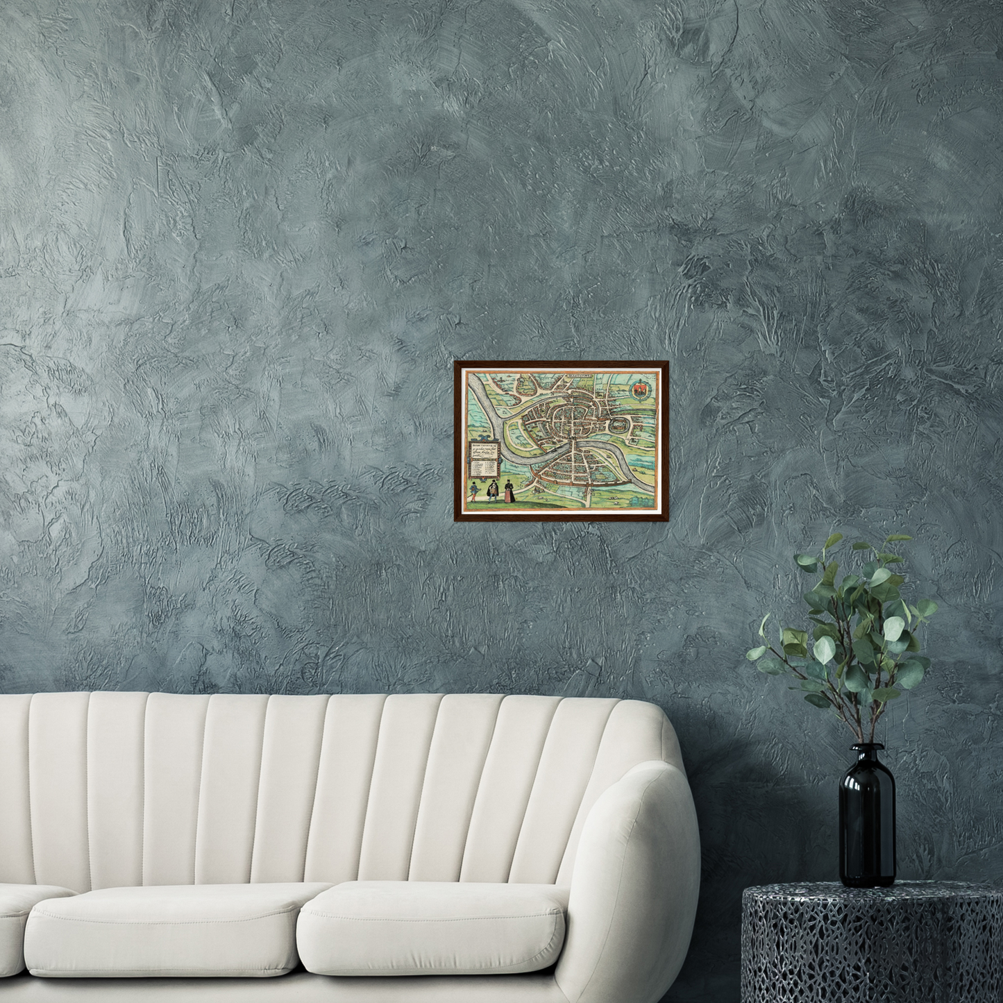 Historical city map  Test product horizontal 3 sizes