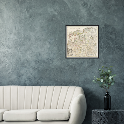 Historical city map  Test product horizontal 3 sizes