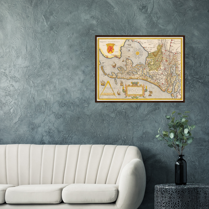 Historical city map  Test product horizontal 3 sizes