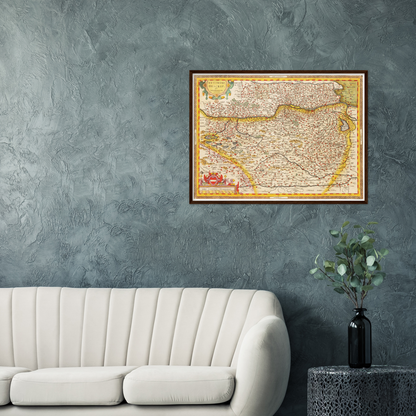 Historical city map  Test product horizontal 3 sizes