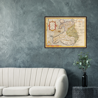 Historical city map  Test product horizontal 3 sizes