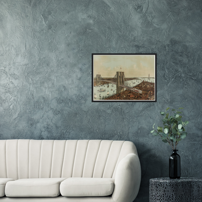 Historische Stadtansicht New York City um 1892