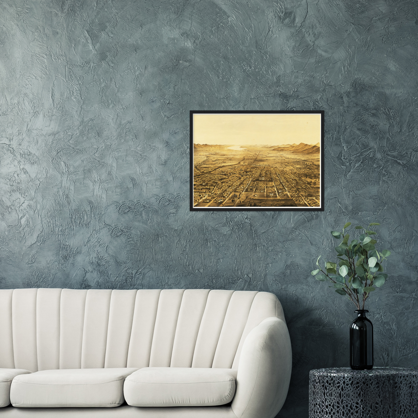 Historical city map  Test product horizontal 3 sizes