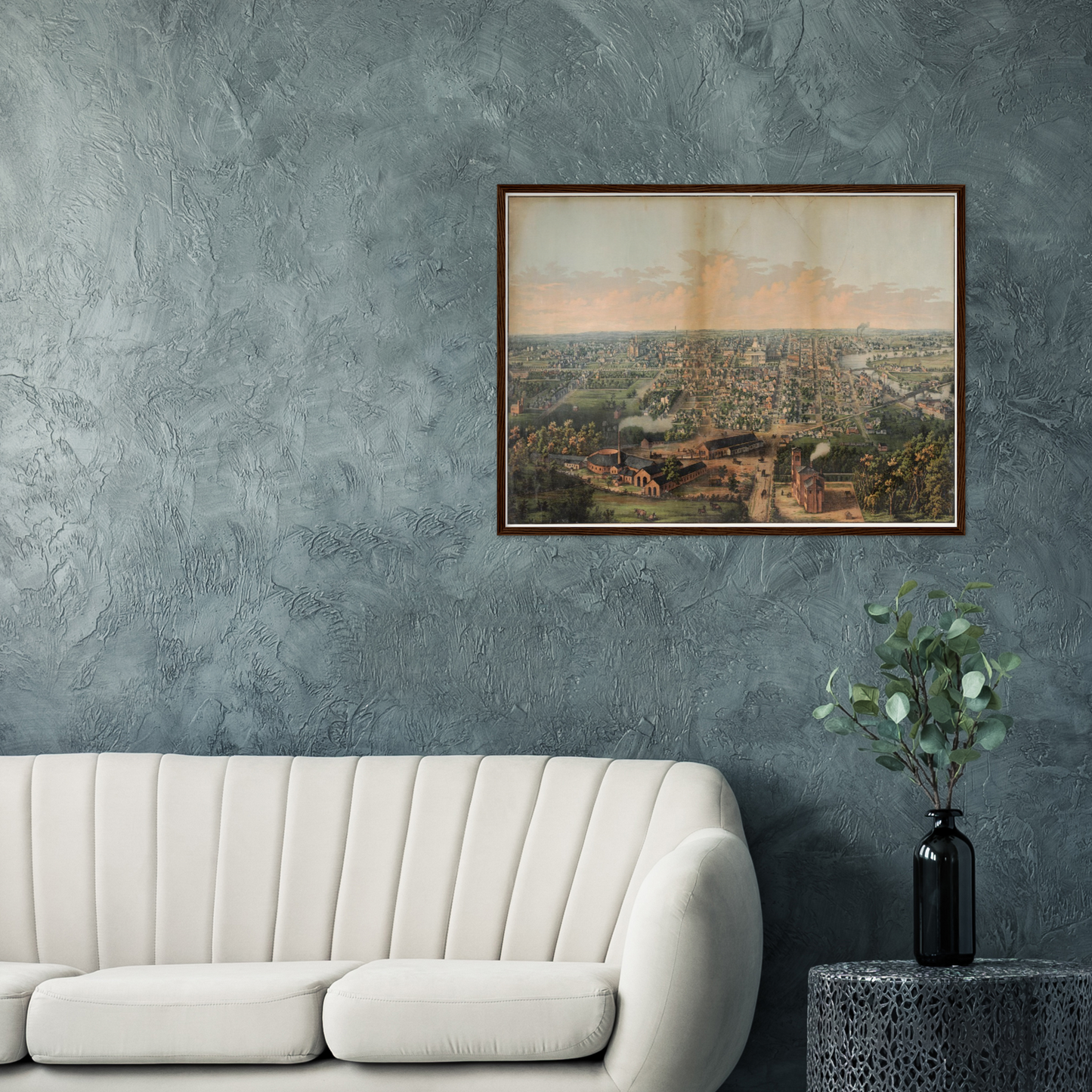 Historical city map  Test product horizontal 3 sizes