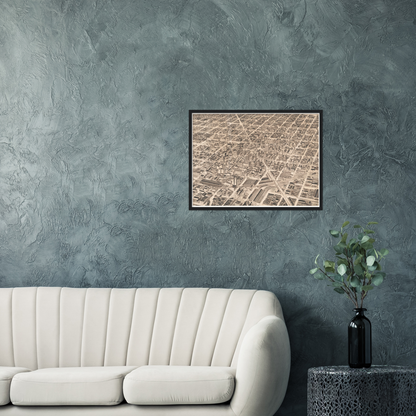 Historical city map  Test product horizontal 3 sizes